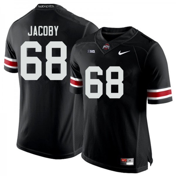 Ohio State Buckeyes #68 Ryan Jacoby Men University Jersey Black OSU52335